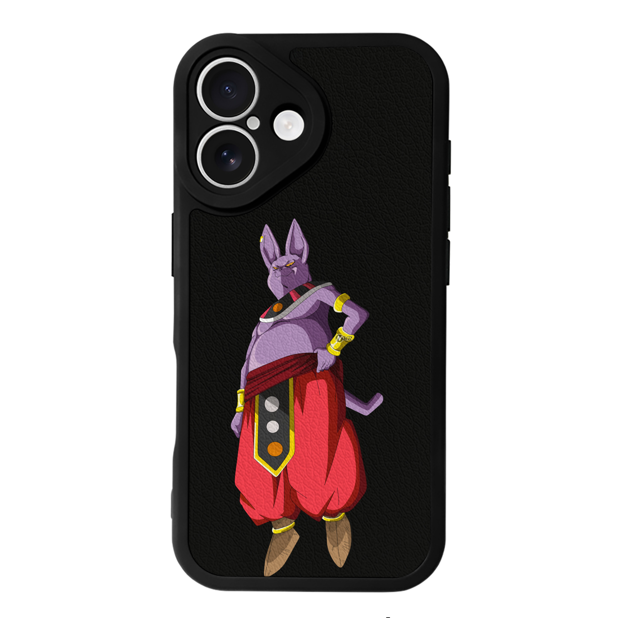 （画像用） ドラゴンボール シャンパ DRAGON BALL Champa 【iPhone 16シリーズ対応】シリコンスマホケース（レザー調） 材質：シリコン